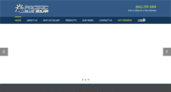 Desktop Screenshot of pacificbluesolar.com